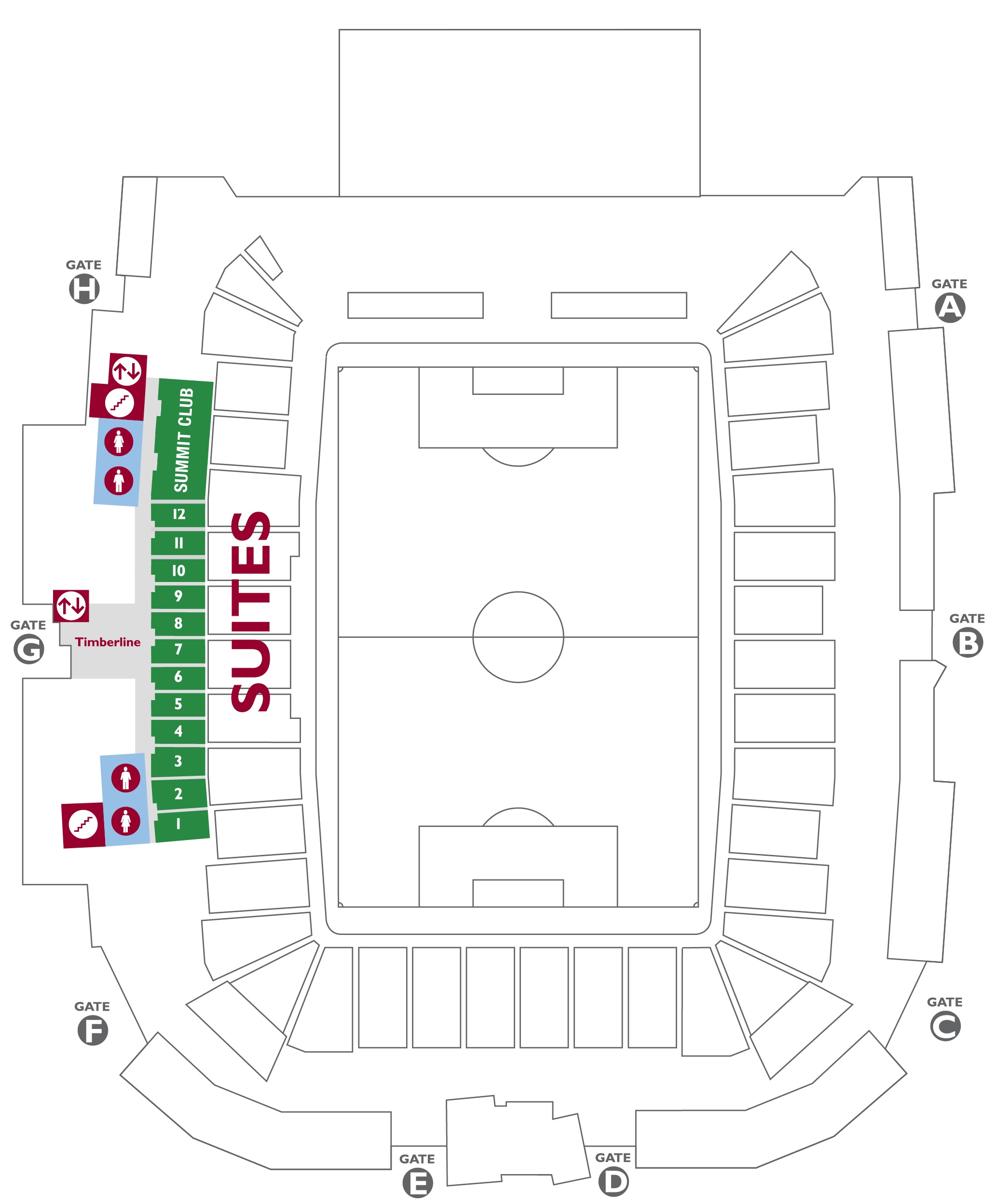 2nd floor suite level map